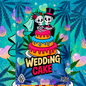 Wedding Cake 3.5g Mylar Bag – Skeleton Couple Weed Packaging – Front & Back Design